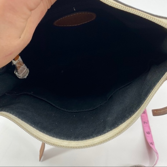 Fossil striped coated canvas crossbody bag - Picture 7 of 11